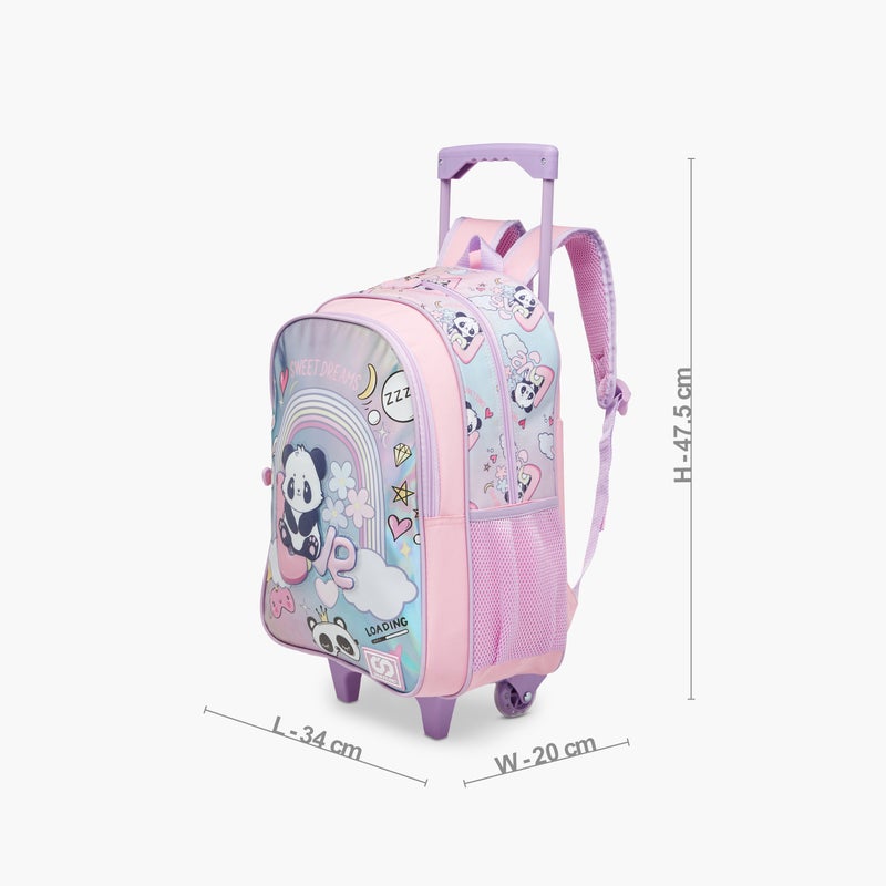 sami_studio 5-Piece School Trolley Bag Set for Girls - Image 3